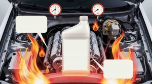 Huile moteur de voiture haute température